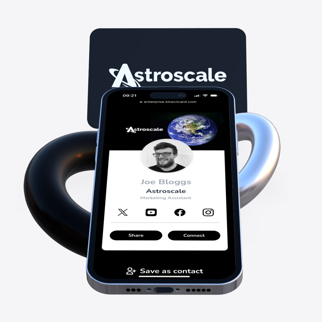 Astroscale NFC Business Card