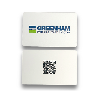 White eBusiness cards